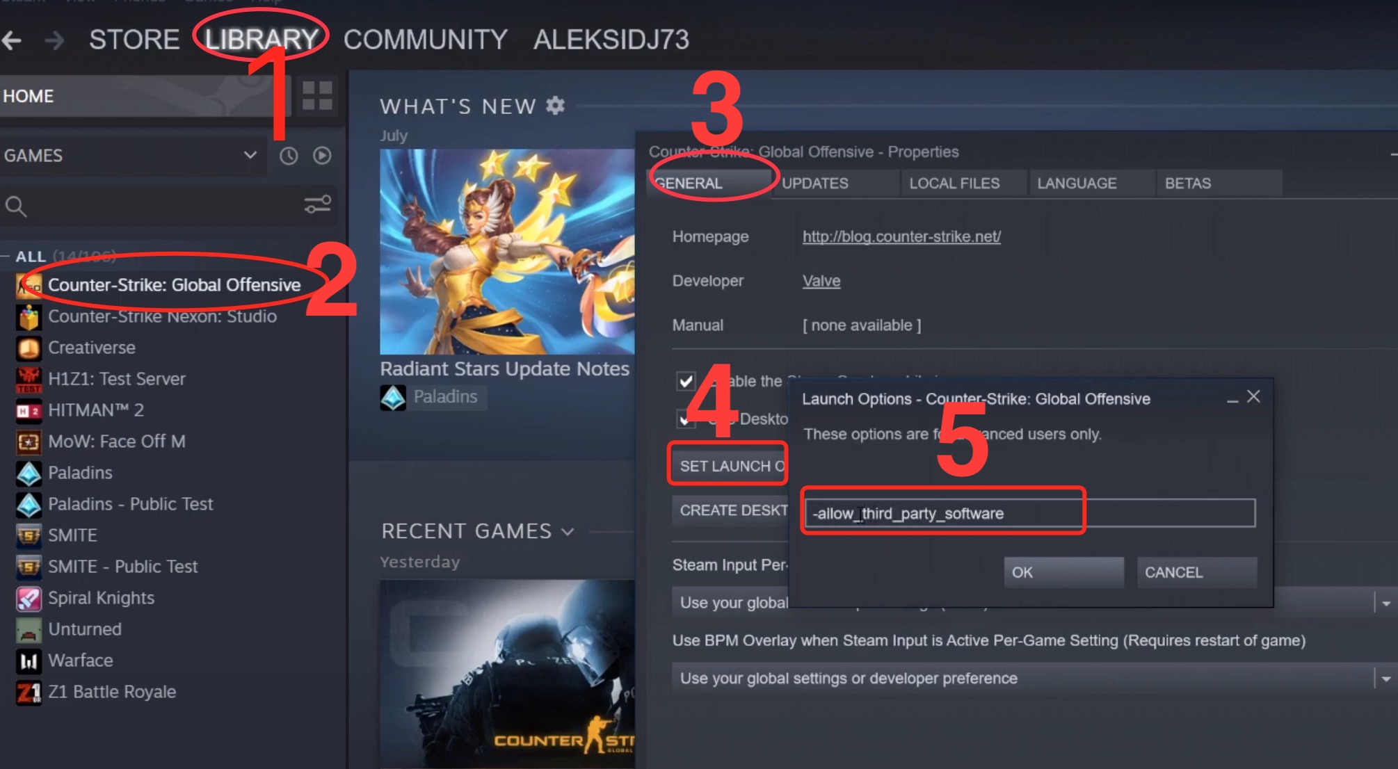 无法用OBS录制CSGO画面，显示黑屏